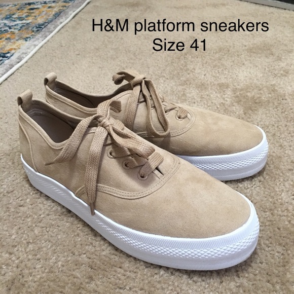 h and m platform sneakers